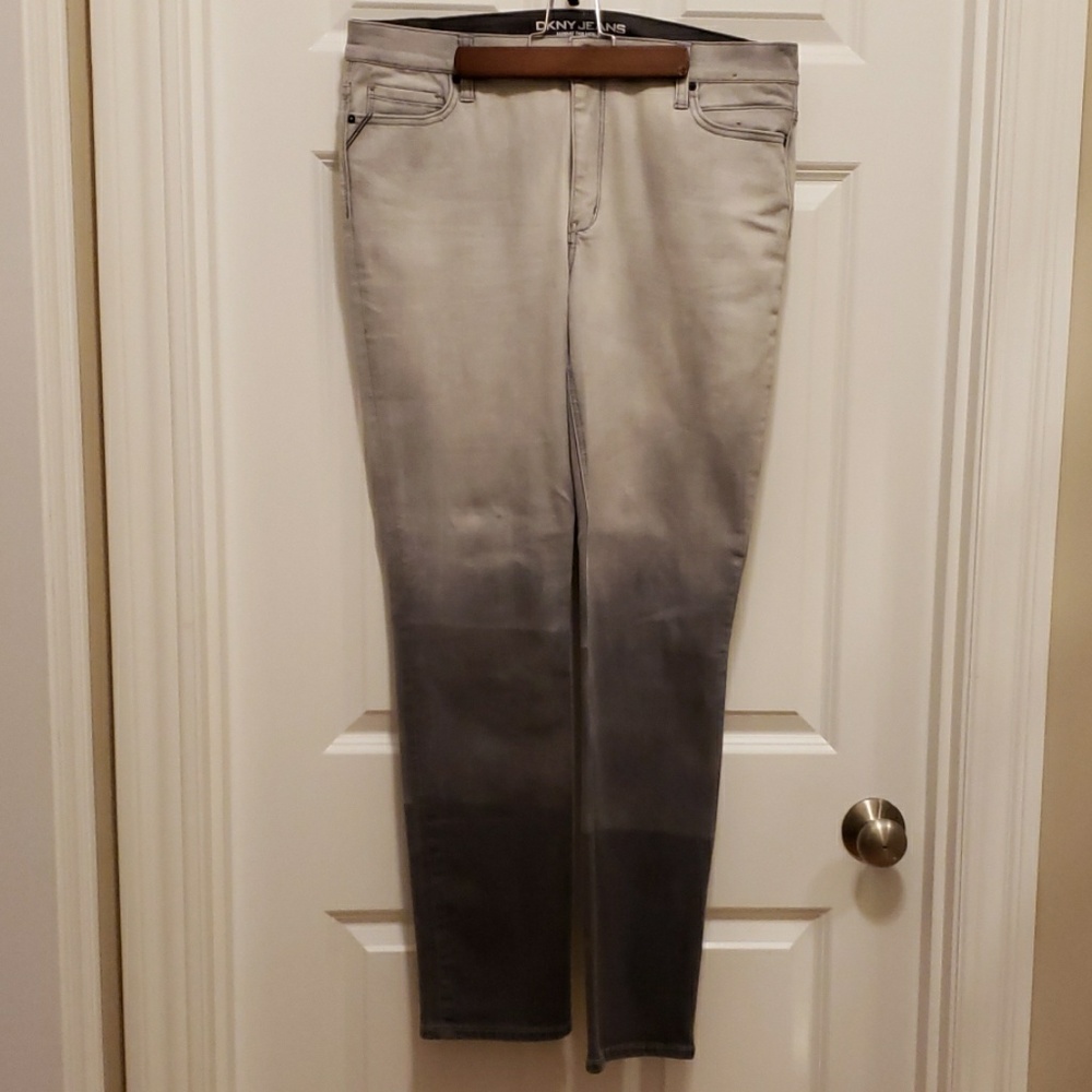 DKNY Gray Ombre Jeans Size 12